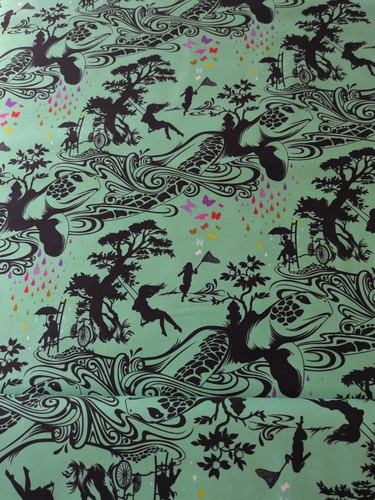 Quilting cotton fabric - fabric, tula