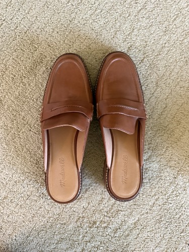 Madewell brown mule loafer - brown,