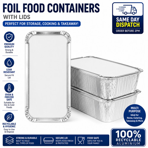 Foil food containers - food,