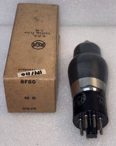 Rca 6f8g vacuum tube - rca, smoke