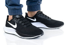 MENS NIKE AIR ZOOM PEGASUS 37 RUNNING SHOES - UK 13 - BLACK/WHITE - BQ8646 002.