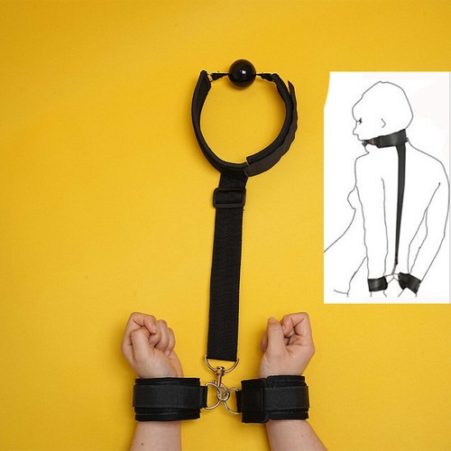 Bondage open mouth - bondage, ball