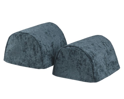 Soft chenille round arm caps - round,