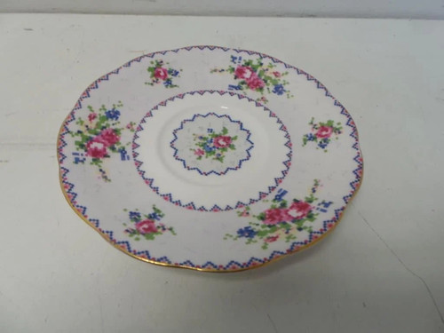 Petit point saucer royal - point,
