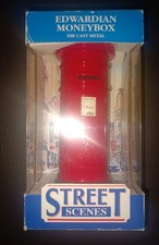 Post Office Historical Miniatures Edwardian Piller Box (Moneybox) Die Cast Metal