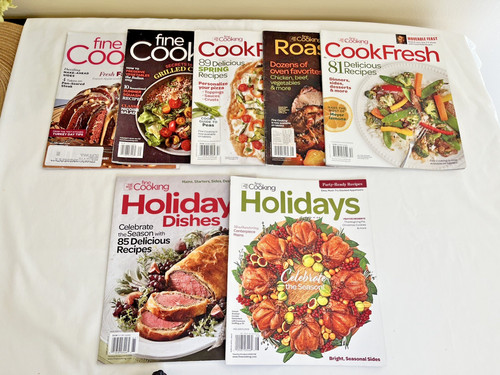 Fine cooking magazine lot 6 - magazine,