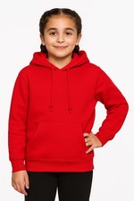 Kids Boys Girls Plain Hoodie