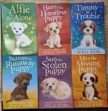 Holly Webb set of 6 books about the puppy, almost new