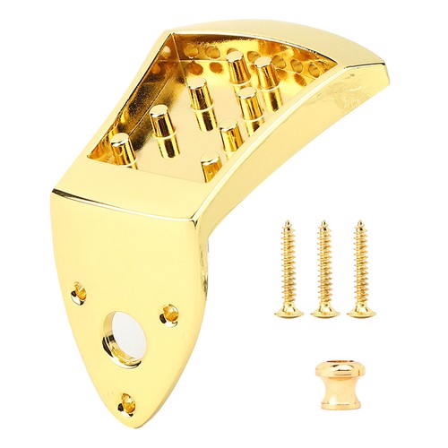 Mandolin tailpiece golden - tailpiece,
