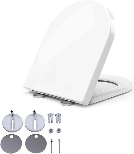 Shaped toilet seat white - toilet,