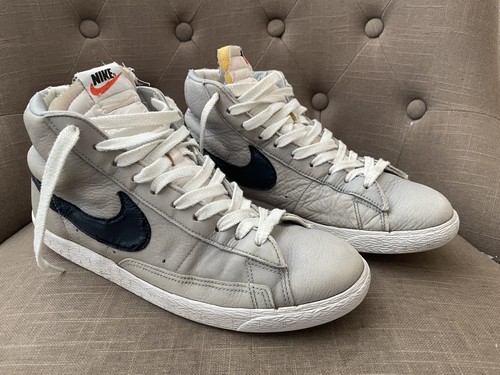 Nike blazer mid - nike, grey/navy