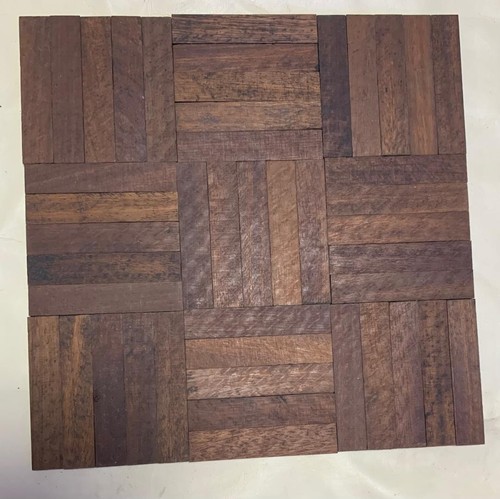 Reclaimed mahogany parquet - parquet,