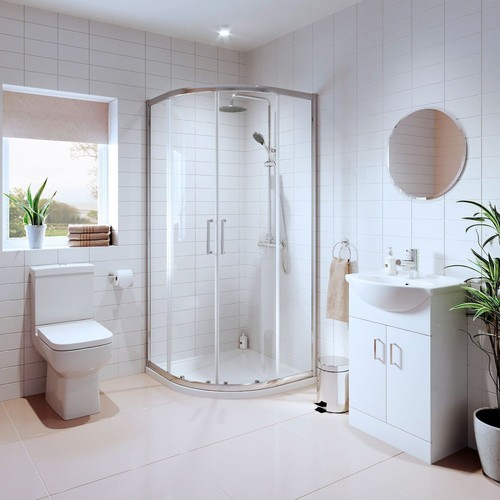 Bathroom suite quadrant shower - quadrant,
