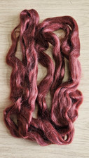 Auburn straight mohair hair - straight,