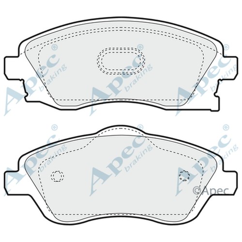 Brake pads set for vauxhall - pads,