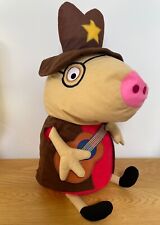 Peppa Pig Play by Play Pedro Pony Cowboy Large Plush Soft Toy Vintage 2003 Rare