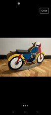 Handmade Wooden Rocking Motorbike Motorcycle