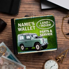 Personalised Mens Wallet Land