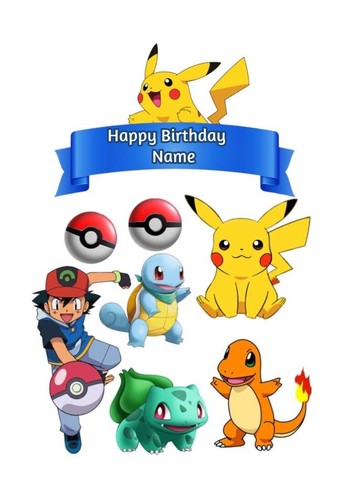 Pokemon edible cake - 🎂pokemon,