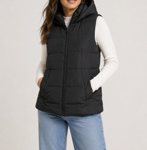 Zara womens black padded - black,