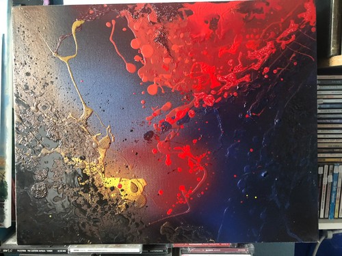 Oil painting - oil,