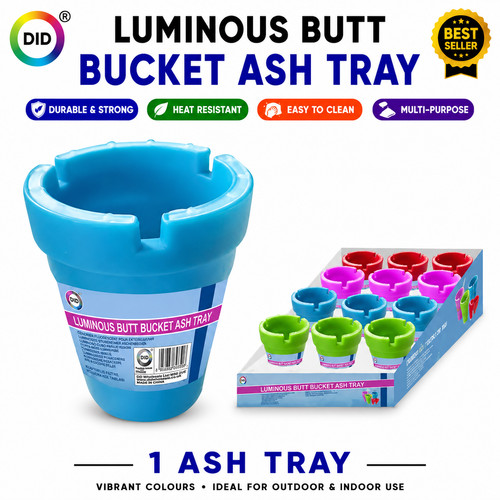 Luminous butt bucket ash tray - luminous,