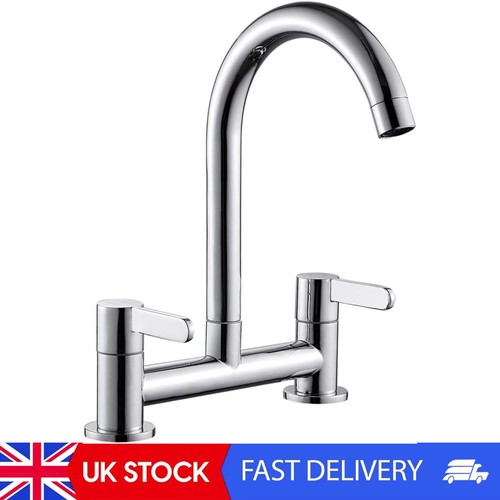Chrome bridge kitchen tap - bridge,
