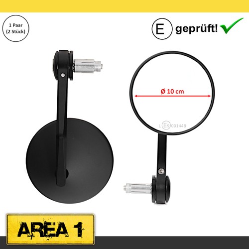 Area1 handlebar end mirror - handlebar, for