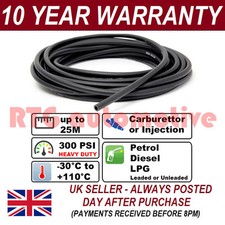 12mm 1/2" RUBBER OIL FUEL HOSE