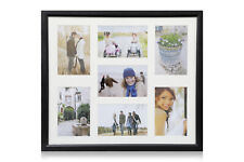 Multi Aperture 7 Photos (6''X4')  Picture Frame Holds Black,Pink/White For Gift