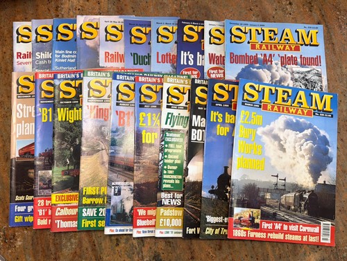Steam railway magazines - steam,