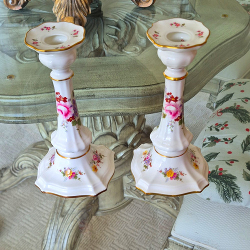 Royal crown derby pair - royal,