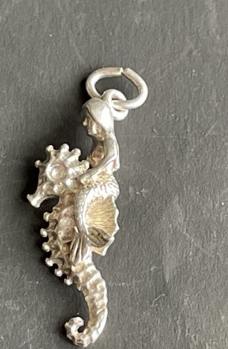 Vintage silver mermaid - vintage,