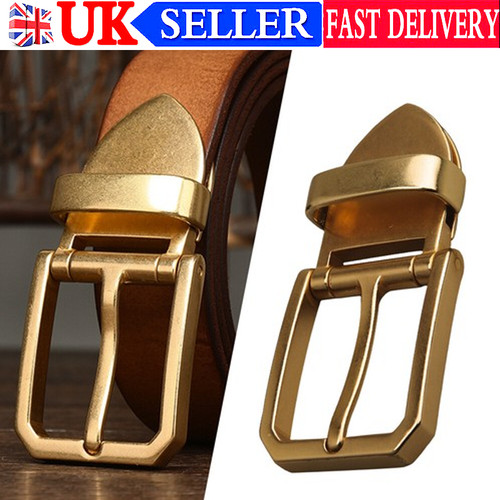 Solid brass belt buckle men - belt, men's