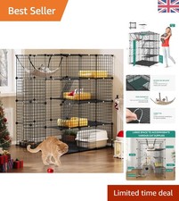 Spacious 4 Tier Cat Cage with