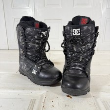 DC Karma 2018 Women’s Snowboard Boots UK 6 Black Marble Lace Up EU 39