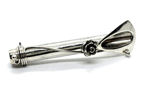 Vintage sterling silver rose - sterling,