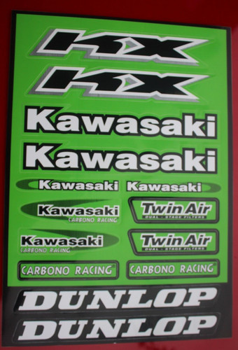 Kawasaki motorcycle sticker