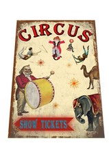 Circus Vinatge Style Metal