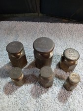 Vintage Brass Weights Post