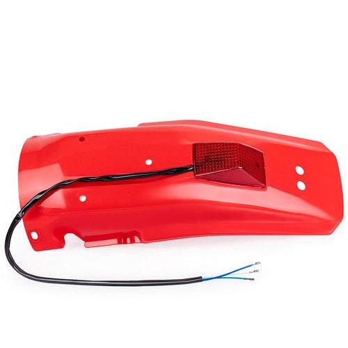 Red rear fender mud guard - fender,