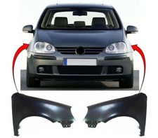 Fits VW Golf Mk5 2004-2008 Front Wing Primed Pair Left & Right High Quality New