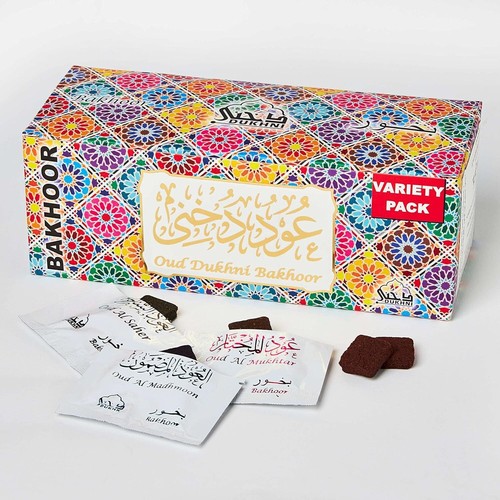 Dukhni oud bakhoor variety box - bakhoor,