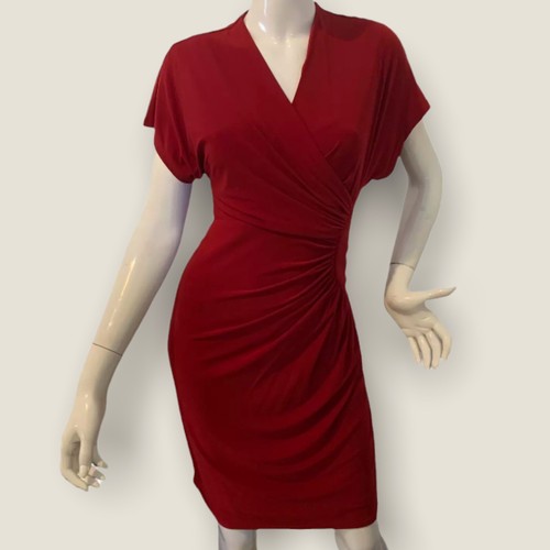 Evan picone dress - {evan, red