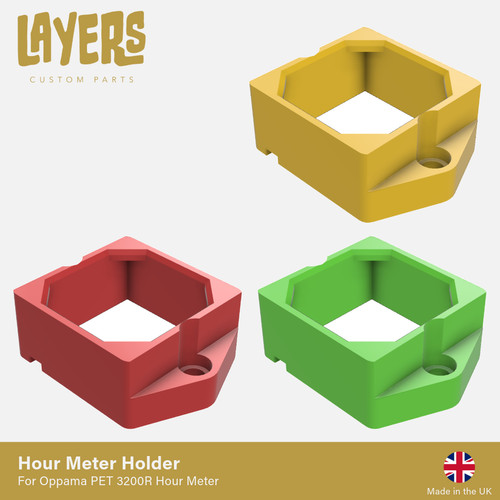 Hour meter holder - meter,
