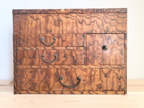 Japanese antique wooden sewing - wooden,