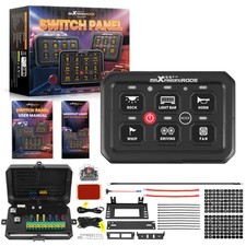 RGB Switch Panel 6 Gang For
