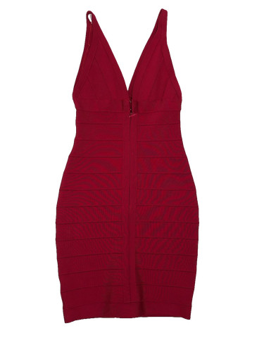 Herve leger bandage dress red - herve,