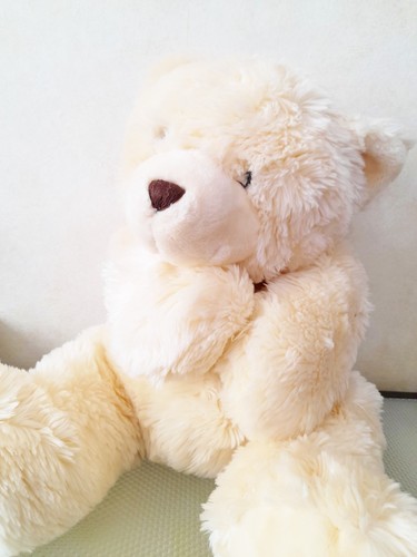 Keel toys large cream fluffy - cream,