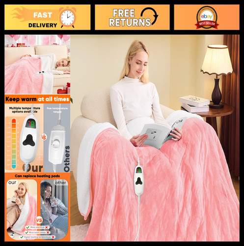 Electric heated blanket - heated,